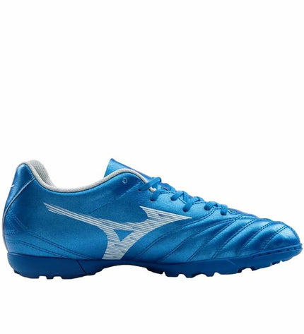 Mizuno Monarcida Neo III Select adult football cleats for outdoor sport, black with Mizuno branding and molded studs.