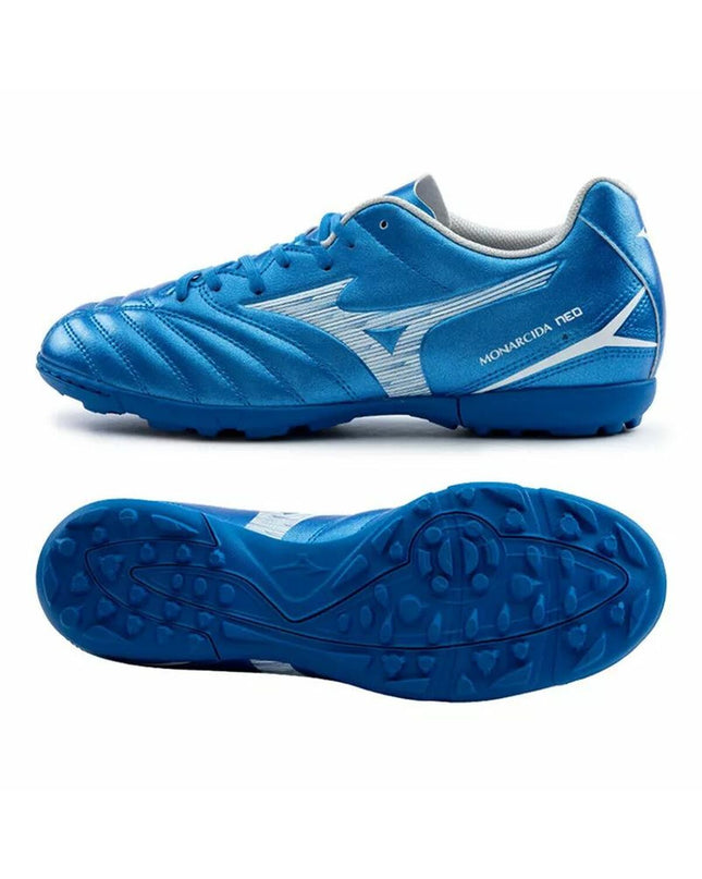 Mizuno Monarcida Neo III Select adult football boots for outdoor soccer, featuring a sleek design and durable sole for optimal play.