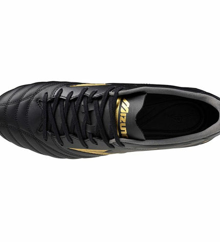Mizuno Morelia Neo IV Pro adult soccer cleats for outdoor football, lightweight and supportive sport shoes.