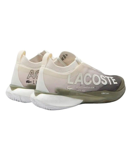 Lacoste AG-LT Lite women's tennis shoes in white with sporty design, suitable for outdoor tennis and sports activities.