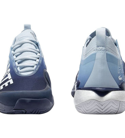 Lacoste men's tennis shoes AG-LT Lite in blue, sporty outdoor footwear with breathable design for tennis and active wear.