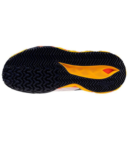 Mizuno Wave Enforce Tour 2 CC adult tennis paddleschoenen, wit, designed for sport and outdoor tennis activities.