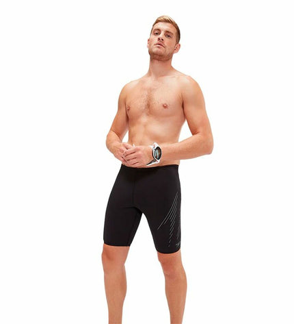 Speedo Hyperboom Placement Jammer men's swim brief for watersports, featuring bold design and snug fit for competitive swimming.