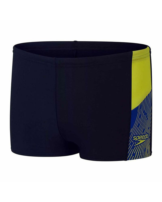 Speedo Dive aquashort in black, children's swimwear for watersports and swimming, featuring a sleek sporty design.