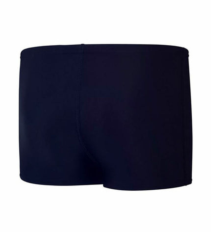Black Speedo Aquashort children's swim shorts for watersports, made for comfort and performance in the water.