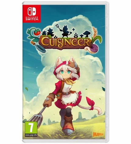 Just For Games Switch video game console, plug-and-play electronic entertainment device with colorful game cartridge.