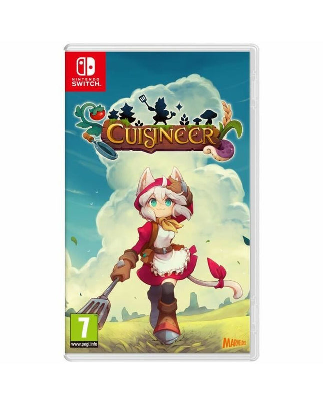 Just For Games Switch video game console, plug-and-play electronic entertainment device with colorful game cartridge.