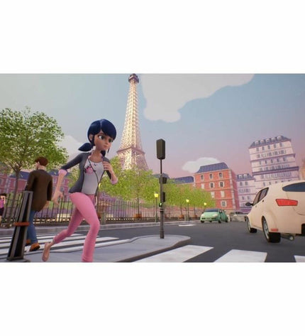 Just For Games Miraculous Paris Under Siege Nintendo Switch electronic plug-and-play game console with game cartridge.