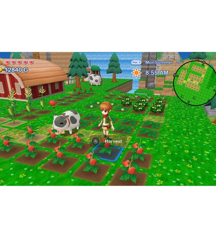 Just For Games Harvest Moon The Lost Valley & Skytree Village Switch video game for Plug & Play console, showing game cover art.