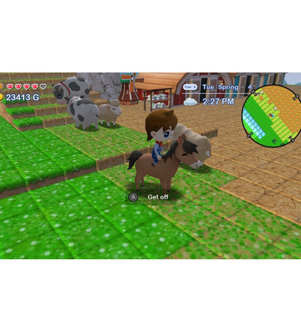 Just For Games Harvest Moon The Lost Valley & Skytree Village Switch videogame cartridge for electronic plug-and-play game console