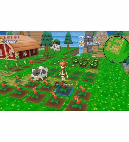 Just For Games Harvest Moon: The Lost Valley & Skytree Village collector's video game for Nintendo Switch, featuring colorful game cover artwork.