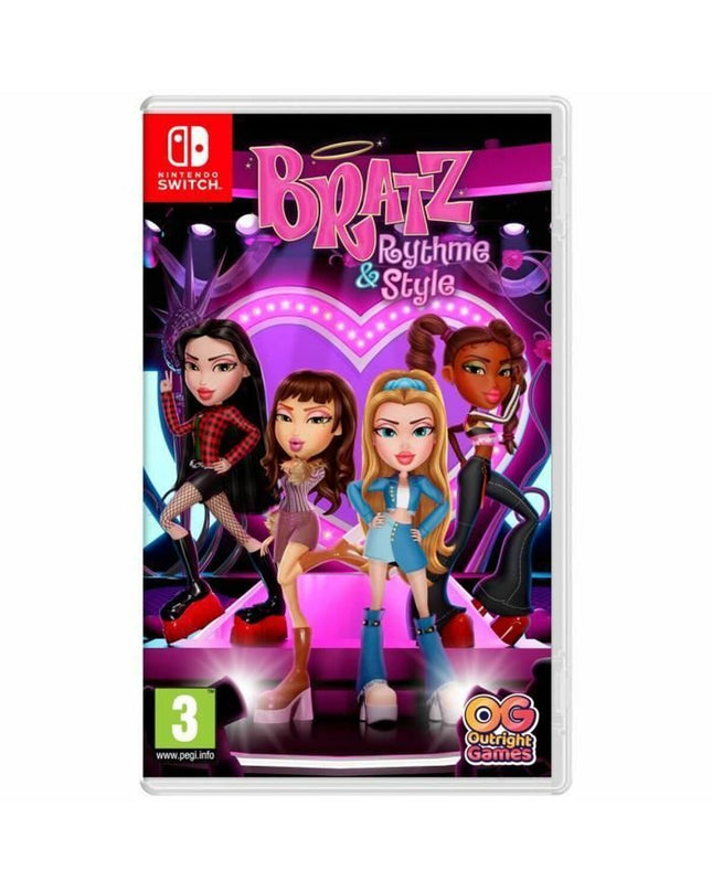 Just For Games Switch video game console, plug-and-play electronic gaming device with colorful packaging and game cartridges.