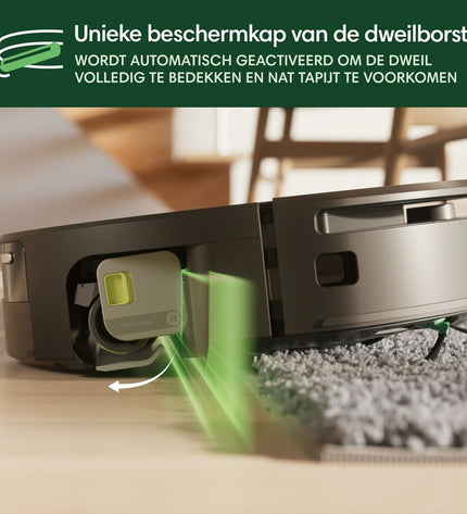 Roomba 705 MAX COMBO+ robot stofzuiger for huis, schoonmaken, vloer- en raamonderhoud, with sleek design and compact build.