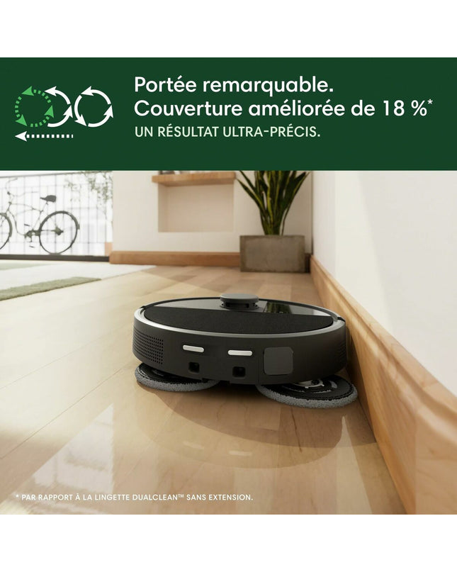 iRobot robot stofzuiger met 5000 mAh batterij voor schoonmaken en vloeren onderhoud, zichtbaar op de afbeelding
