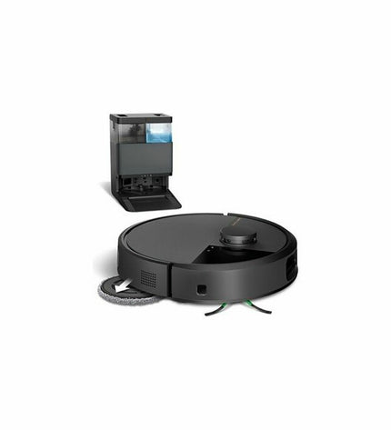 iRobot robot stofzuiger with 5000 mAh battery, compact cleaning device for floor and home maintenance, shown on a clean floor.