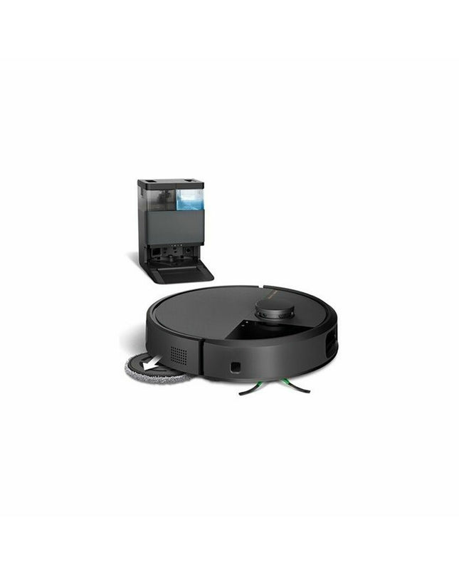 iRobot robot stofzuiger with 5000 mAh battery, compact cleaning device for floor and home maintenance, shown on a clean floor.