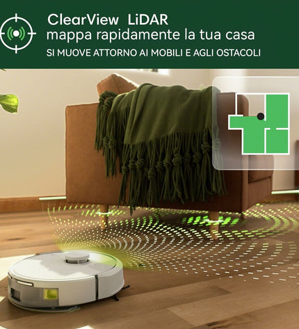 iRobot robot stofzuiger op vloer, slimme huis schoonmaakapparaat geschikt voor stofzuigen en vloeronderhoud