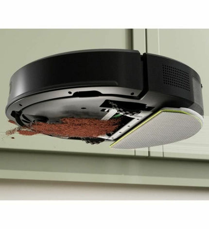 iRobot Robot stofzuiger voor huis en koken, schoonmaakt vloeren en ramen, compact design met roterende borstels