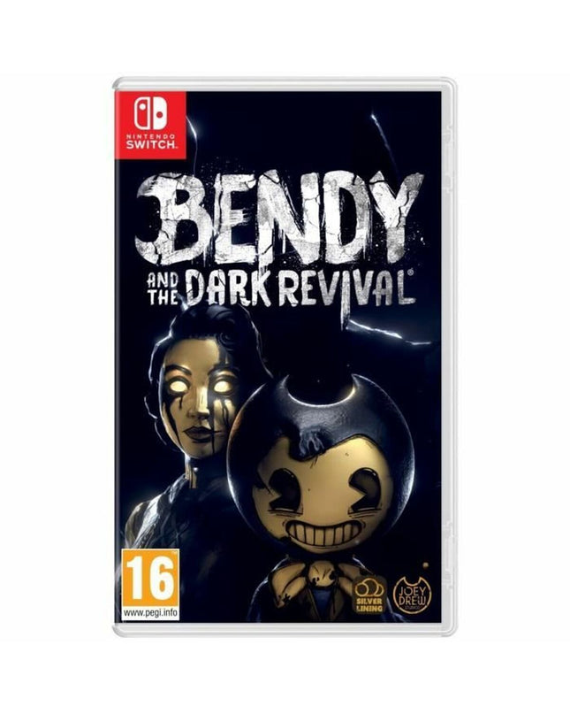 Just For Games Bendy and the Dark Revival Switch video game cartridge in electronic plug & play console packaging.