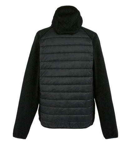 Black Regatta Newhill Hybrid men's sport and outdoor jacket, water-resistant with a sporty design, suitable for watersport activities.