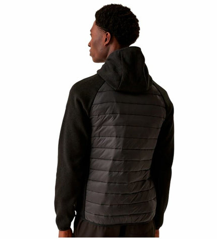 Regatta men's Newhill Hybrid sport and outdoor jacket in black, waterproof watersport jacket with sporty design.
