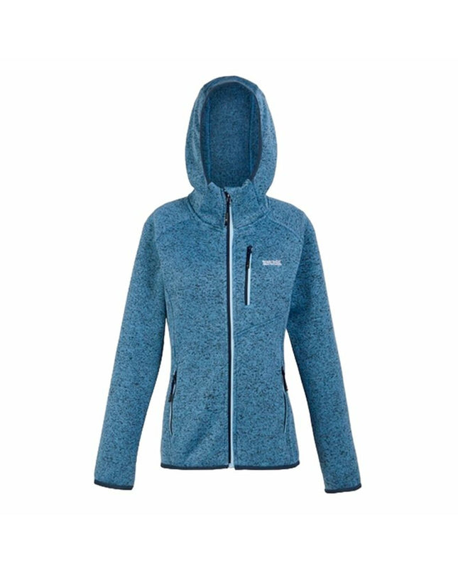 Regatta Wms Newhill Indigo fleece lining jacket for women, ideal for outdoor camping and hiking activities.
