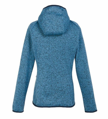 Regatta Wms Newhill Indigo fleece lining hoodie for women, ideal for outdoor camping and hiking activities.