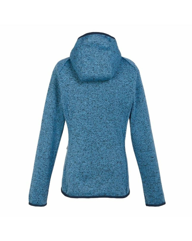 Regatta Wms Newhill Indigo fleece lining hoodie for women, ideal for outdoor camping and hiking activities.