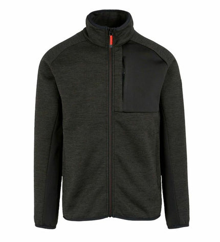 Black Regatta Shorston men's fleece lining jacket, suitable for outdoor activities like camping and hiking, shown on a model.