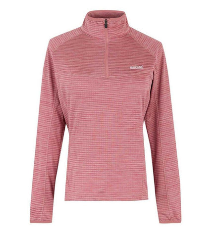 Regatta Women's Yonder II fleece jacket with pink fleece lining, ideal for outdoor camping and hiking activities.