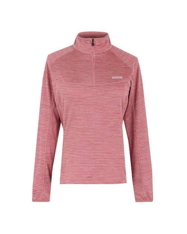 Regatta Women's Yonder II fleece jacket with pink fleece lining, ideal for outdoor camping and hiking activities.