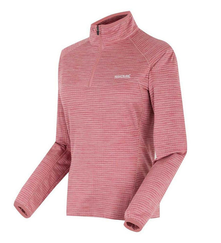 Pink Regatta Women's Yonder II fleece lining jacket for outdoor activities, showing the soft fleece interior and outdoor style.