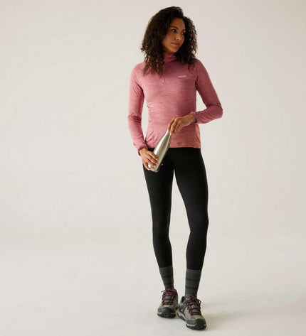 Pink Regatta Women's Yonder II fleece-lined jacket, ideal for outdoor camping and hiking activities.