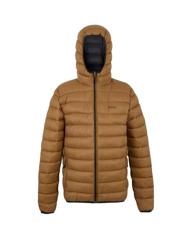 Men's Regatta Marizion sport jacket for outdoor activities, lightweight waterproof outdoor and hiking gear, front zipper and hood.