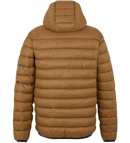 Men's Regatta Marizion sport jacket in outdoor outdoorwear, shown in a close-up of the blue waterproof outdoor jacket.