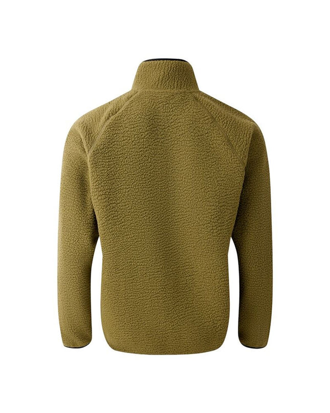 Green Dare 2b Camber fleece lining, designed for outdoor activities, with soft fleece fabric suitable for camping and hiking.