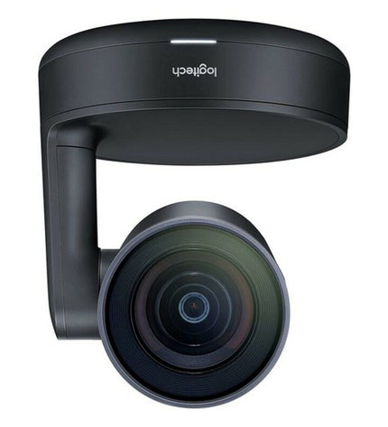 Logitech 960-001227 4K webcam with USB-C port, featuring adjustable lens and built-in microphone for high-quality video calls