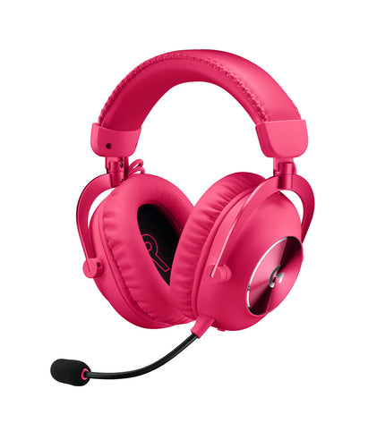 Logitech G PRO X 2 LIGHTSPEED gaming headset with microphone, black over-ear design for gaming consoles and electronic use