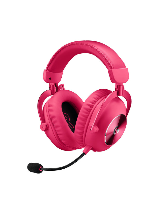 Logitech G PRO X 2 LIGHTSPEED gaming headset with microphone, black over-ear design for gaming consoles and electronic use