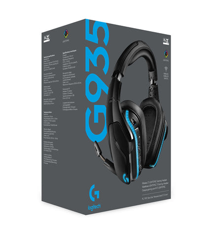 Logitech Gaming Headset with microphone for plug & play consoles, featuring comfortable ear cups and adjustable headband.