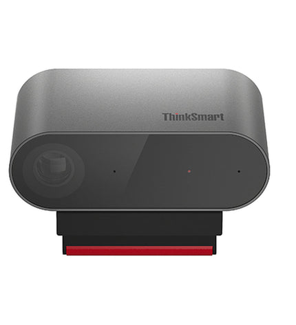 Lenovo ThinkSmart Cam videocamera for office video conferencing, featuring sleek design and high-quality lens.