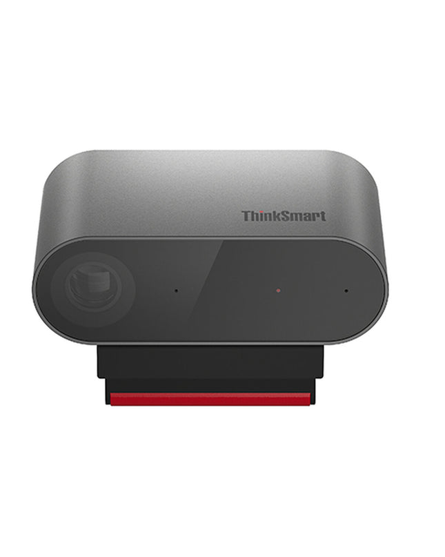 Lenovo ThinkSmart Cam videocamera for office video conferencing, featuring sleek design and high-quality lens.