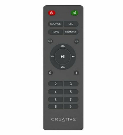 Creative Technology SBS E2900 portable Bluetooth speaker with compact design, black color, and buttons on top for easy control.