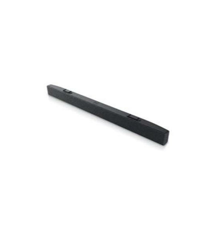 Dell DELL-SB521A soundbar for electronics, compact black audio device with sleek design, featuring speaker grille and connection ports.