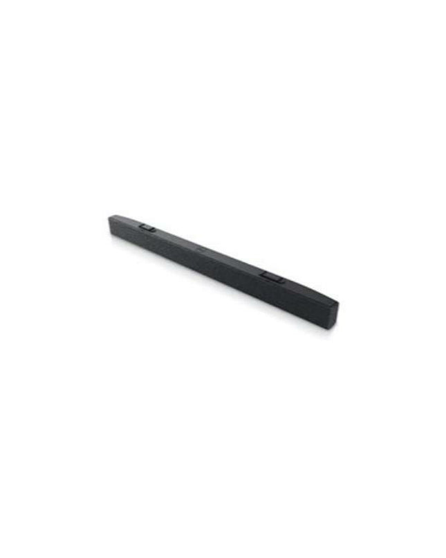 Dell DELL-SB521A soundbar for electronics, compact black audio device with sleek design, featuring speaker grille and connection ports.