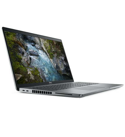 Dell 15-inch laptop with 4K display, 16GB RAM, 512GB SSD, Intel Core Ultra 7, QWERTY Spanish keyboard, model 4KH7T