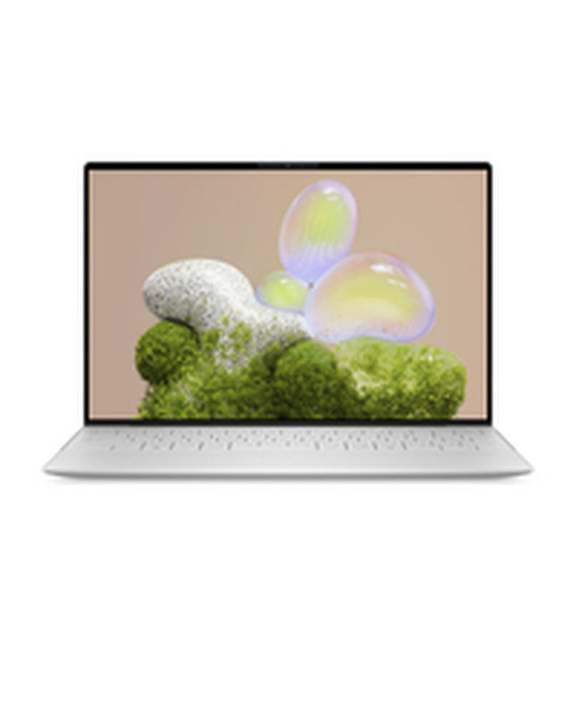 Dell XPS 13 laptop with 16GB RAM, 512GB SSD, Intel Core i7, Qwerty Spanish keyboard, sleek design.