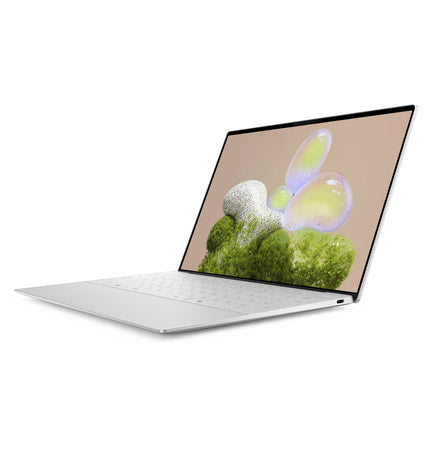 Dell XPS 13 laptop with 13.4-inch display, Intel Core Ultra 7, 32GB RAM, 1TB SSD, QWERTY Spanish keyboard, sleek design