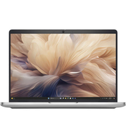 Dell Pro 14 Plus laptop with 14-inch display, 16GB RAM, 512GB SSD, QWERTY keyboard, in a sleek design.