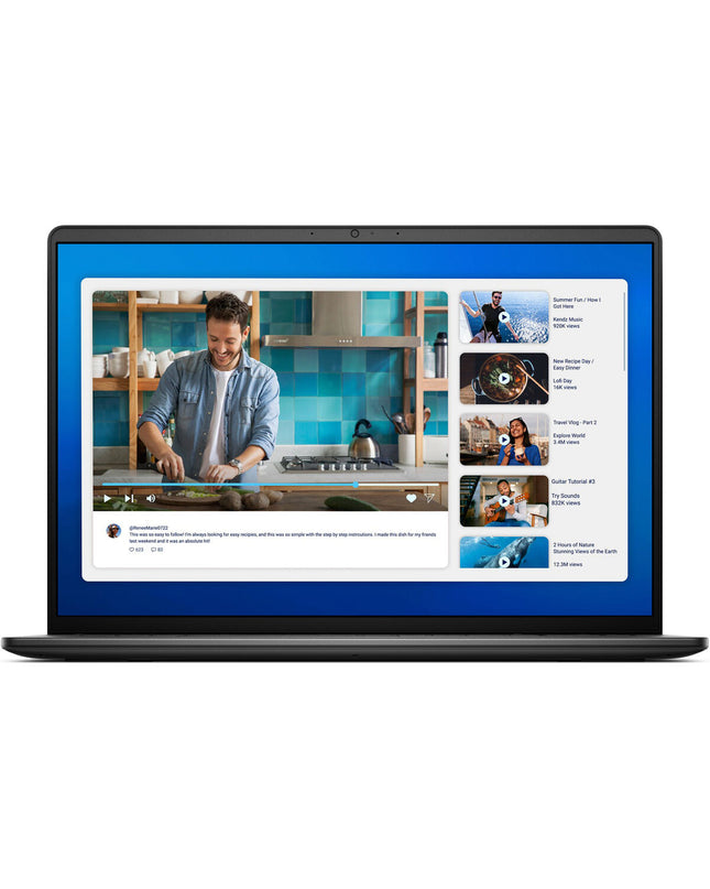 Dell Laptop DC16250 C5-120U with 16" display, Intel Core i5, 16GB RAM, 1TB SSD, Qwerty Spanish keyboard.